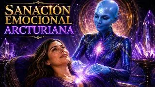 Thumbnail: SANA TU CORAZÓN ROTO 💜 | Frecuencia Arcturiana — Amara Alquimia (Video Oficial)