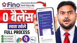 Thumbnail: Fino Payment Bank Account Opening 2026 | Fino Payment Bank | Fino Bank Account Opening Online