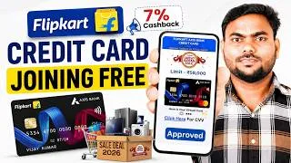 Thumbnail: Flipkart Axis Bank Credit Card Kaise Banaye | How to Apply Flipkart Axis Bank Credit Card 2026