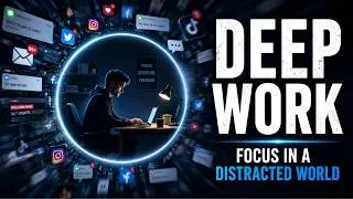 Thumbnail: How to Focus in a Distracted World | Deep Work Summary