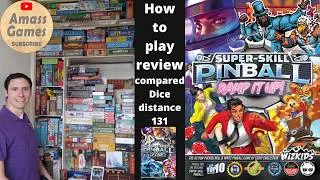 Thumbnail: How to play Super-Skill Pinball Ramp It Up! @WizKidsOfficial board game review #dice  AmassGames