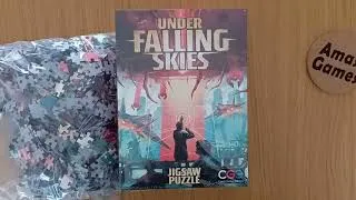 Thumbnail: Under Falling Skies board game promo CGE Czech Games Edition AmassGames jigsaw puzzle unboxing #fun