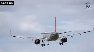 Thumbnail: TOGA : A Wind shear forces Jet2 to abort landing at BHX