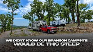 Thumbnail: We Didn’t Know Our Branson Campsite Would Be This Steep