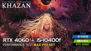 Thumbnail: The First Berserker: Khazan | RTX 4060 + i5-10400F | Max Preset