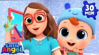 Thumbnail: Learning Animals at School! 🐾 Little Angel | Amazing Animal Adventures 🐾