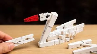 Thumbnail: 🦢 How to Make a Beautiful Swan from Wooden Clothespins | Amazing DIY Decor