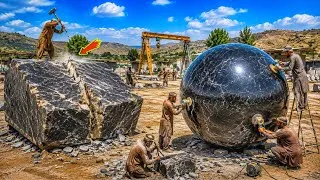 Thumbnail: Turning Massive Natural Stone into a Giant Ball | Incredible Craftsmanship