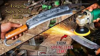 Thumbnail: Watch the complete metal blade forging process from raw steel to a finished, sharp edge