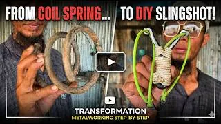 Thumbnail: DIY Slingshot Build: Forging Metal from Start to Finish