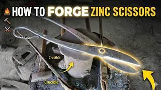 Thumbnail: Handcrafted Zinc Cutting Scissors | Amazing Blacksmithing Technique
