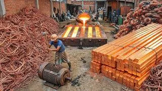 Thumbnail: Amazing Recycling Process of Electric Motor Scrap Into Manufacturing New Quality Copper Materials