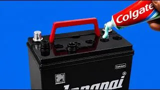 Thumbnail: 🔥 Never Buy New Batteries Again! This Genius Trick Revives Old Batteries Like New in Minutes 😱🔋