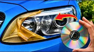 Thumbnail: 😱 Why Didn't I Know This Sooner? Restore Old Headlights to Brand New Using a CD!