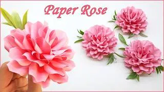 Thumbnail: 🌹 DIY Paper Rose 🌹 Making a flower from a single sheet of paper