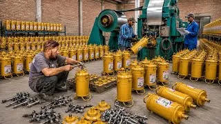 Thumbnail: Manufacturing of Premium Vehicle Grease Bucket Pumps in a Local Factory |