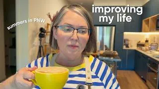 Thumbnail: I’m trying to feel good in my body again at 55 💪 here’s what’s helping 🍲 honest reflections PNW vlog