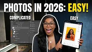 Thumbnail: The EASIEST Way to Edit Photos in 2026 (Beginner Friendly)