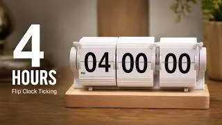 Thumbnail: 4 Hours of Real Flip Clock Sounds for Sleep & Focus