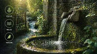 Thumbnail: Water Sounds for Focus | Natural Spring & Birds (1 Hour) for Study, Relaxation & Sleep