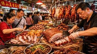 Thumbnail: Inside a Busy Food Market in Foshan, China 🇨🇳 Crispy Pork, Roast Duck & Local Food