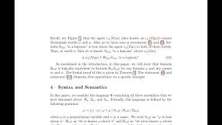 Thumbnail: De Re and De Dicto Knowledge in Egocentric Setting - ArXiv:2308.00001