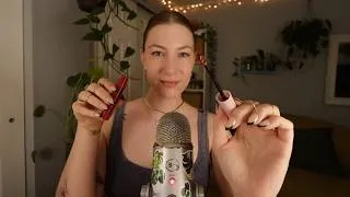 Thumbnail: ASMR Face Tracing 💋 Layered Sounds | Makeup, Hand Movements, Trigger words ✨Flashback Friday