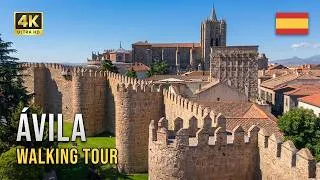 Thumbnail: Ávila, Spain 🏰 City of Stones and Saints | Ávila City Walls | 4K Walking Tour