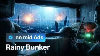 Thumbnail: Bunker War Ambience for Sleep | Rain on Window, Distant Artillery & Radio Chatter