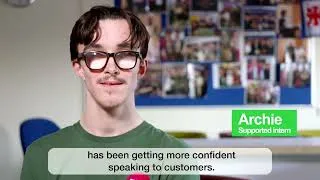 Thumbnail: Building confidence through supported internships at Chartwells Universities | Archie’s story