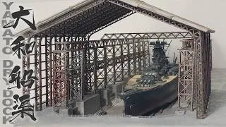 Thumbnail: Battleship Yamato Dry Dock  1:700 3D Print model