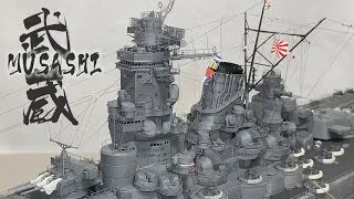Thumbnail: IJN Battleship Musashi 1:350 Veryfire Model DX Edition Model Making