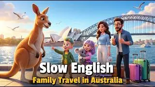 Thumbnail: Our Amazing Family Adventure to Australia! 🇦🇺 | Easy English Listening for Beginners (A1–A2)