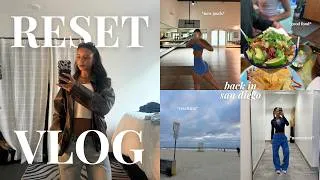 Thumbnail: RESET VLOG: realistic day at home, getting my hair done, back in routine, + real talk/goals!