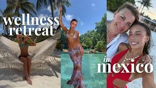 Thumbnail: I TOOK MY MOM TO MEXICO: wellness retreat in cancun, mother/daughter time, travel vlog + more!