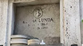 Thumbnail: Elena Lunda (1900-1941) Attrice. Tomba al Verano. Roma. La compagnia dei matti. 