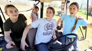 Thumbnail: Tractor Driving Lessons~Teaching Our 13 & 9 YR Old Sisters How to Fully Operate...😳 👀
