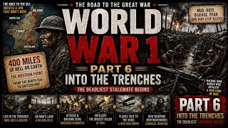 Thumbnail: 🌍 𝗪𝗼𝗿𝗹𝗱 𝗪𝗮𝗿 𝟭 𝗘𝘅𝗽𝗹𝗮𝗶𝗻𝗲𝗱 (𝗣𝗮𝗿𝘁 𝟲): 𝗜𝗻𝘁𝗼 𝘁𝗵𝗲 𝗧𝗿𝗲𝗻𝗰𝗵𝗲𝘀 – 𝗧𝗵𝗲 𝗗𝗲𝗮𝗱𝗹𝗶𝗲𝘀𝘁 𝗦𝘁𝗮𝗹𝗲𝗺𝗮𝘁𝗲 𝗶𝗻 𝗛𝗶𝘀𝘁𝗼𝗿𝘆 ⚔️ #ww1