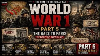 Thumbnail: 🌍 𝗪𝗼𝗿𝗹𝗱 𝗪𝗮𝗿 𝟭 𝗘𝘅𝗽𝗹𝗮𝗶𝗻𝗲𝗱 (𝗣𝗮𝗿𝘁 𝟱): 𝗧𝗵𝗲 𝗥𝗮𝗰𝗲 𝘁𝗼 𝗣𝗮𝗿𝗶𝘀 & 𝗧𝗵𝗲 𝗙𝗶𝗿𝘀𝘁 𝗕𝗮𝘁𝘁𝗹𝗲 𝗼𝗳 𝘁𝗵𝗲 𝗠𝗮𝗿𝗻𝗲 ⚔️ #worldwar1