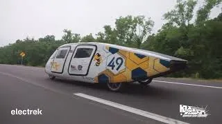 Thumbnail: Stage 1 Recap | Electrek American Solar Challenge 2026