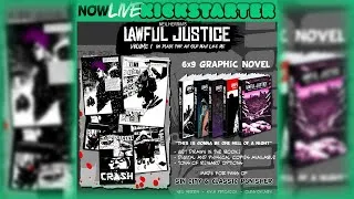 Thumbnail: Lawful Justice Volume 1: No Place for an Old Man Like Me (Kickstarter Launch) #comics #graphicnovels