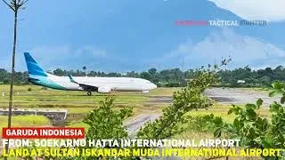 Thumbnail: Witnessing Firsthand the Garuda Indonesia Aircraft Land in a Tiny Airport