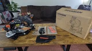 Thumbnail: DOVAMAN 8-1/4-Inch Miter Saw Unboxing, Testing & Review 