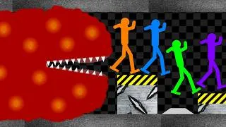 Thumbnail: Survival Stickman Race - Run From Flarefang Monster