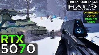Thumbnail: RTX 5070 - Halo: Campaign Evolved (1080p/1440p/4K) - Optimized Settings