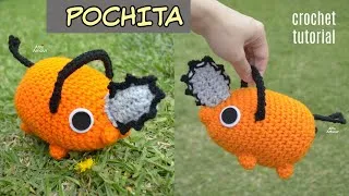 Thumbnail: Crochet POCHITA from Chainsaw Man! | Free Pattern & Tutorial