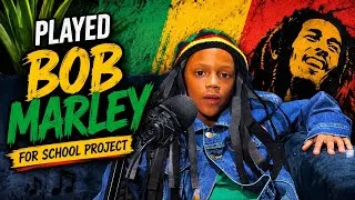 Thumbnail: Amieke school project as Bob Marley 