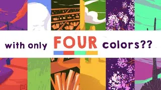 Thumbnail: Random Color Challenge| Six Easy Digital Painting Ideas (beginner friendly)