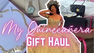 Thumbnail: MY QUINCEAÑERA GIFT HAUL & UNBOXING