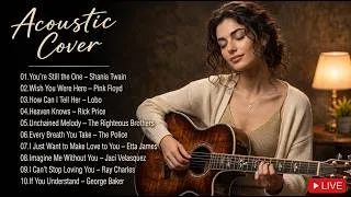 Thumbnail: Soft Acoustic Love Songs 2026 💗 Spotify & TikTok Viral Hits (Slow & Calm Pop)